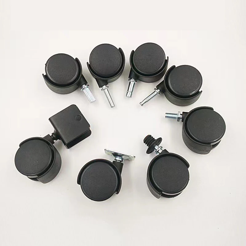 

Маленькие ролики 1/1, 5 дюймов, универсальные колесные полипропиленовые стеллажи, мебельные ролики, Нескользящие, бесшумные, для дома