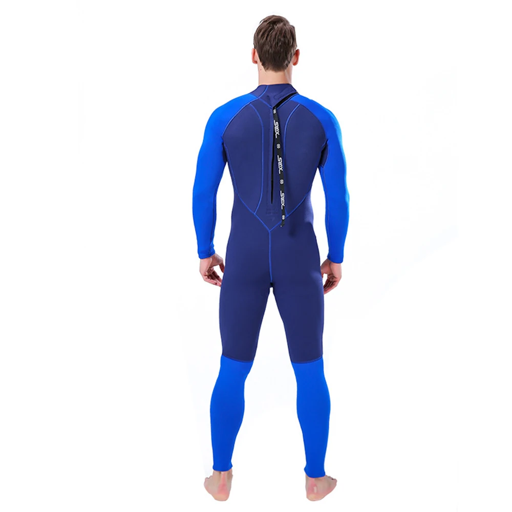 Buy 3MM Neoprene Wetsuit Men's One-Piece Cold And Warm Sunscreen Suitable For Swimming/Scuba Diving/Snorkeling/Surfing on