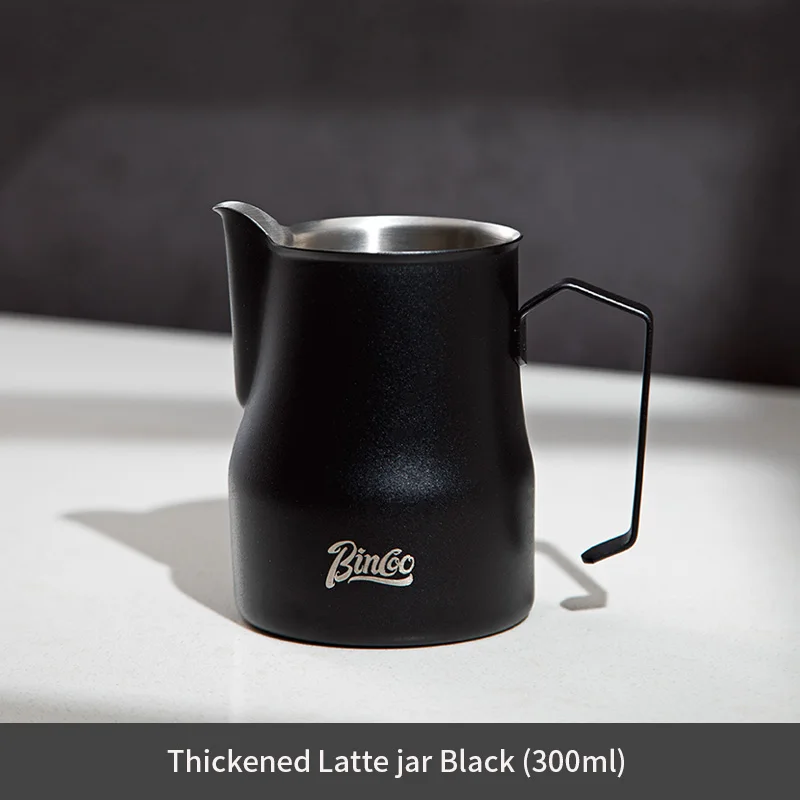 

Кувшин для вспенивания молока Bincoo, 450 мл, кувшин из нержавеющей стали для вспенивания молока для кофе, эспрессо, латте, бариста, паровой кувшин для молока