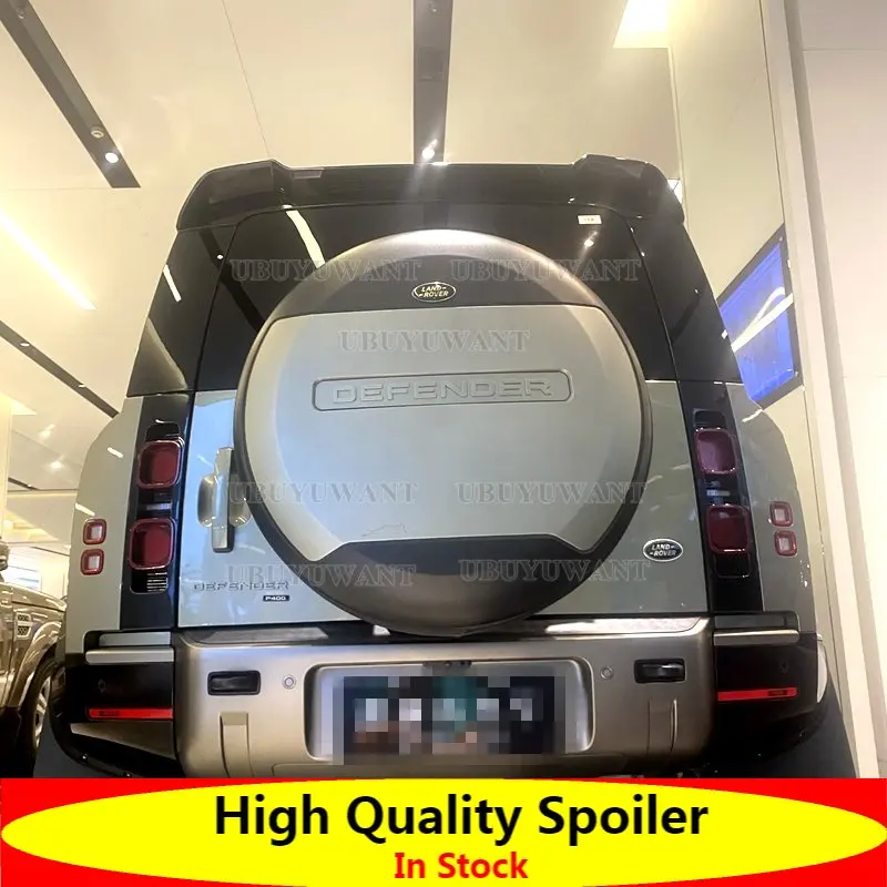 

UBUYUWANT ABS Black Rear Spoiler Wing Flap For Land Rover Defender 2020 2021+ Rear Trunk Spoiler Wing Durable