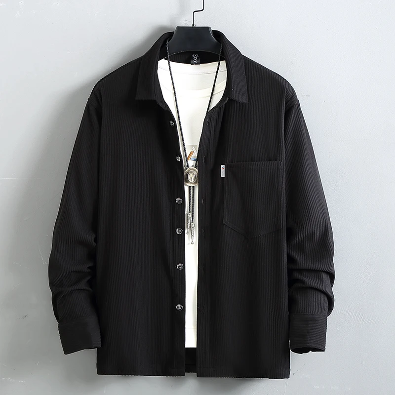 150KG Spring Autumn Men Clothes Outdoor Casual  Fashion Long Sleeve Shirts Camisa Masculina Plus Size10XL 11XL 9XL