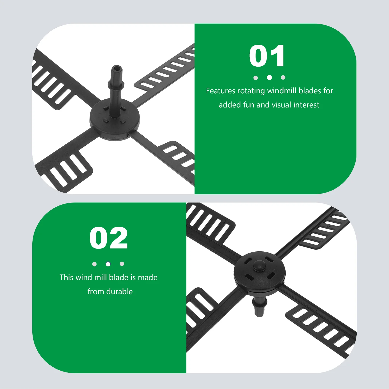 Лопасти вентилятора ветряной мельницы садовые пластиковые детали вращающиеся