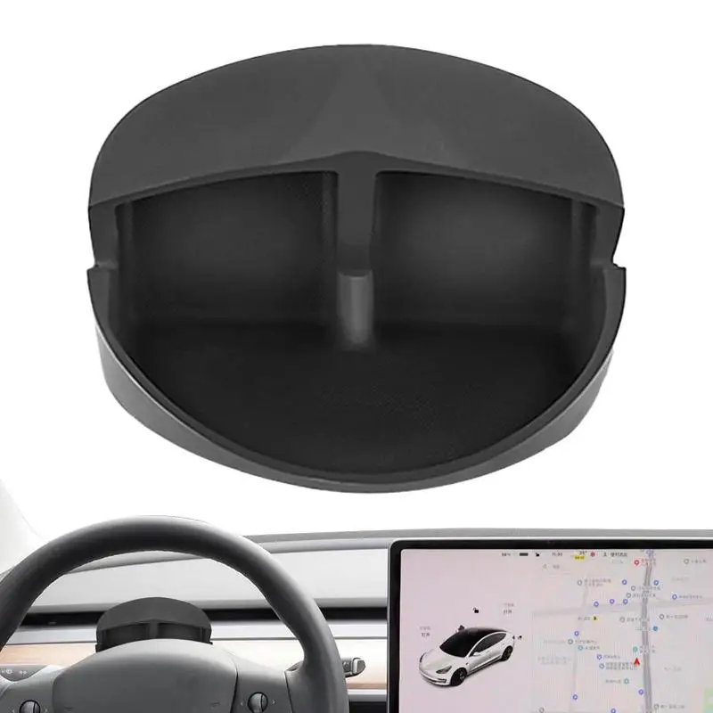 

Silicone Car Phone Holder Steering Wheel Silicone Storage Holder For Tesla Model 3/Y Non-Destructive Installation Auto Storage