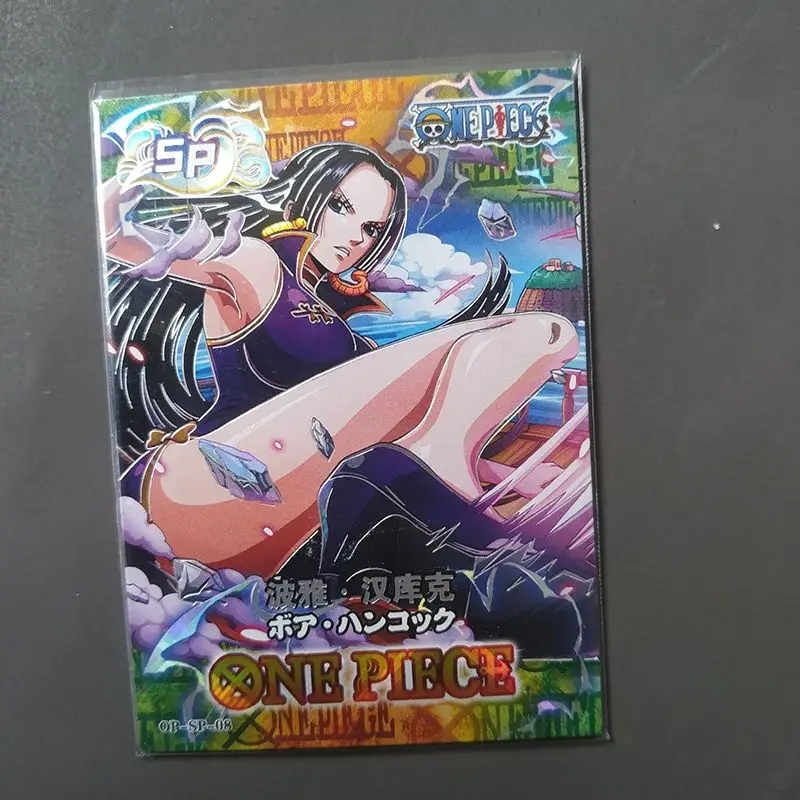 One Piece Sp Series Hancock Nami Luffy аниме персонажи Бронзирующая Игра коллекционная карточка