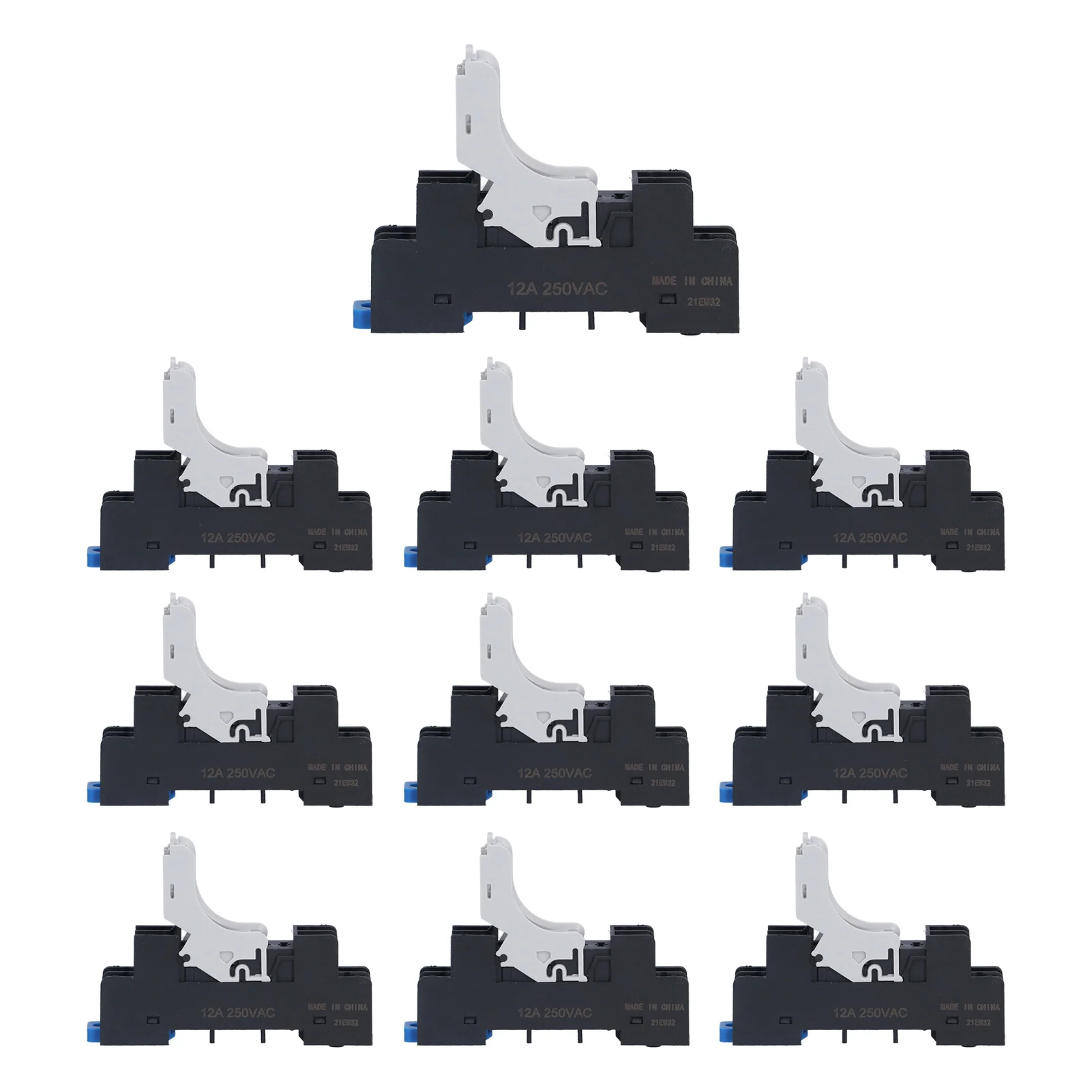 

Relay Base DIN Rail Relay Socket Bases AC 250V for Industrial Equipment