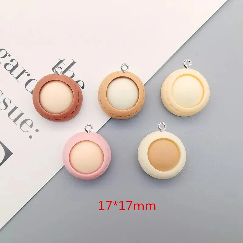 10 шт. кавайный кофейный цвет любовь звезда подвеска из смолы самодельные серьги