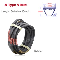 v belt black rubber a type a 30inch a 40inch transmission belt industrial agricultural machinery automotive equipment v belt