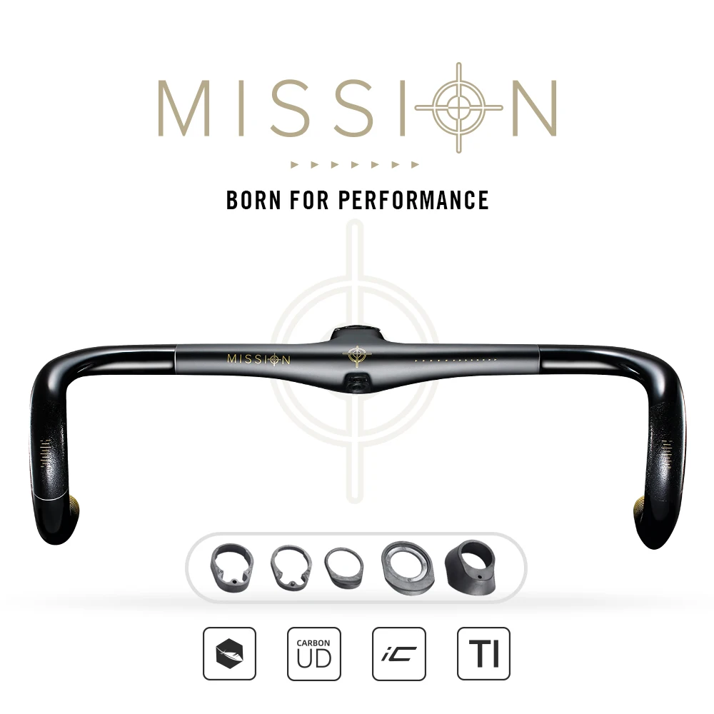 

Руль RYET Carbon Road со встроенным внутренним кабелем, руль для вилки D-образной формы с компьютерным креплением и Аэро-распоркой