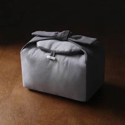 

Хлопковая дорожная сумка для чайного набора