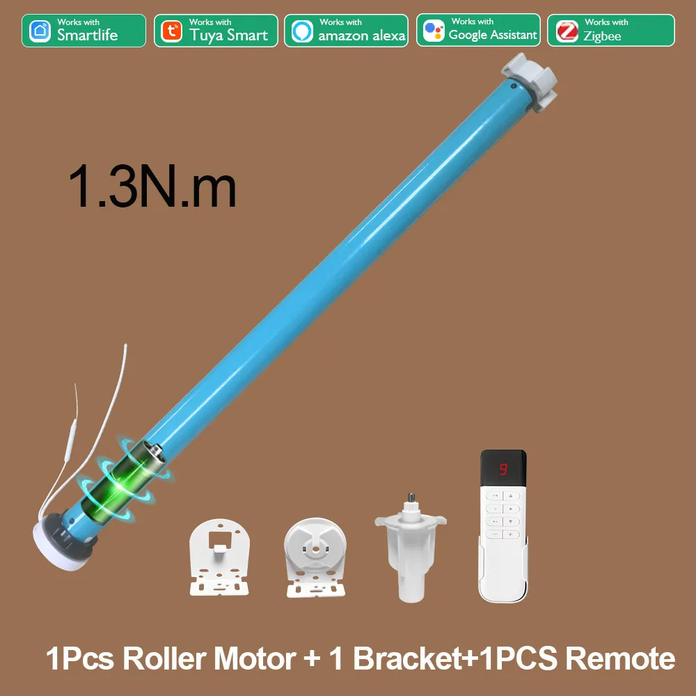 

Lifelibero 1.3N·M Батарея Tuya Zigbee Smart Roller Shade Blind Motor For38mm Tube Работа с Smart Life Alexa Google Home Control