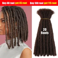 6inch synthetic handmade dreadlocks hair extensions braids hair crochet braiding hair for africa women and men hair expo city
