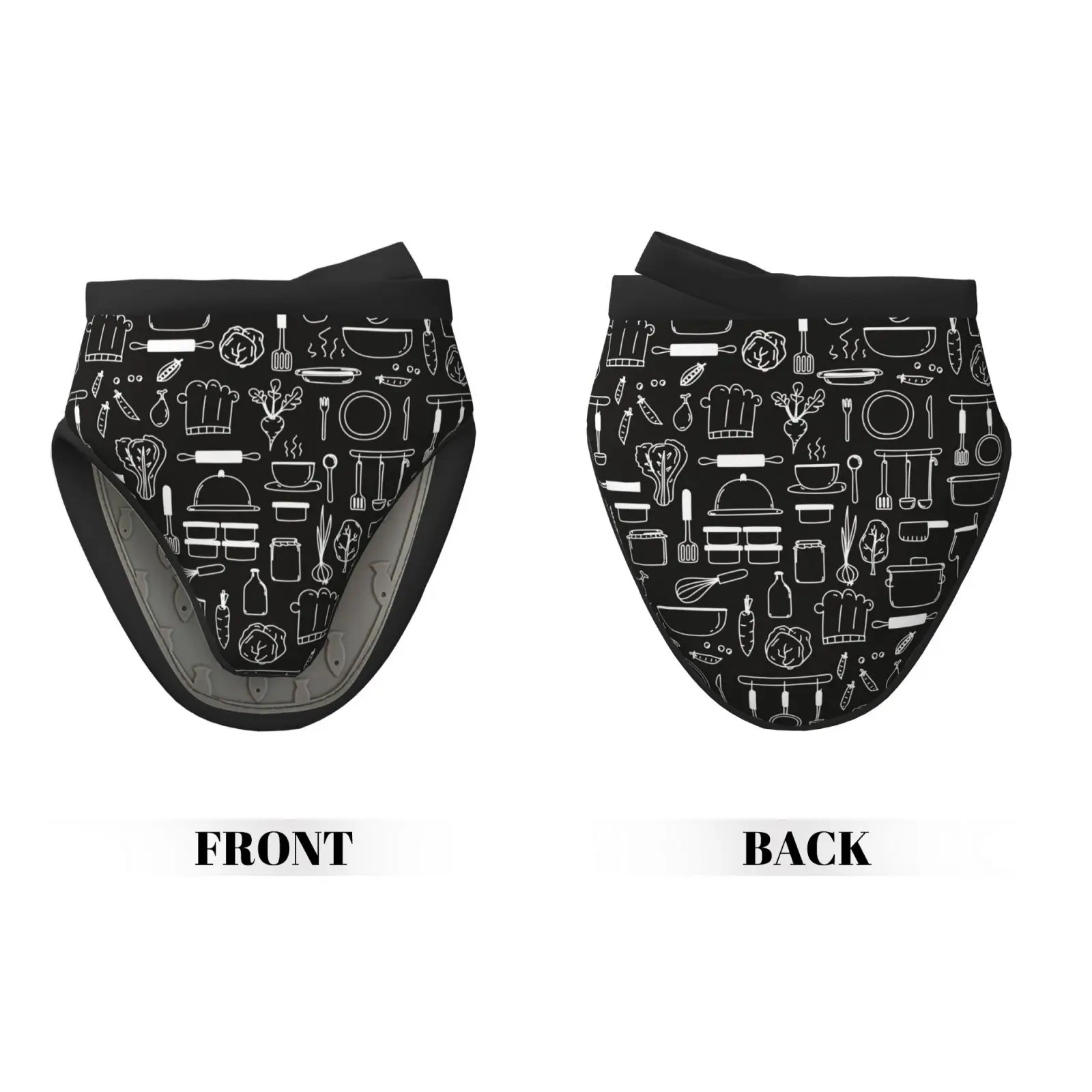 Перчатки для духовки силиконовый держатель кастрюли мини-рукавицы термостойкие