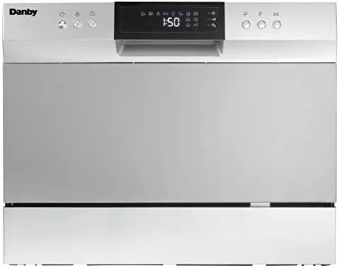 

DDW631SDB Countertop Dishwasher with 6 place Settings and Silverware Basket, LED Display, Energy Star