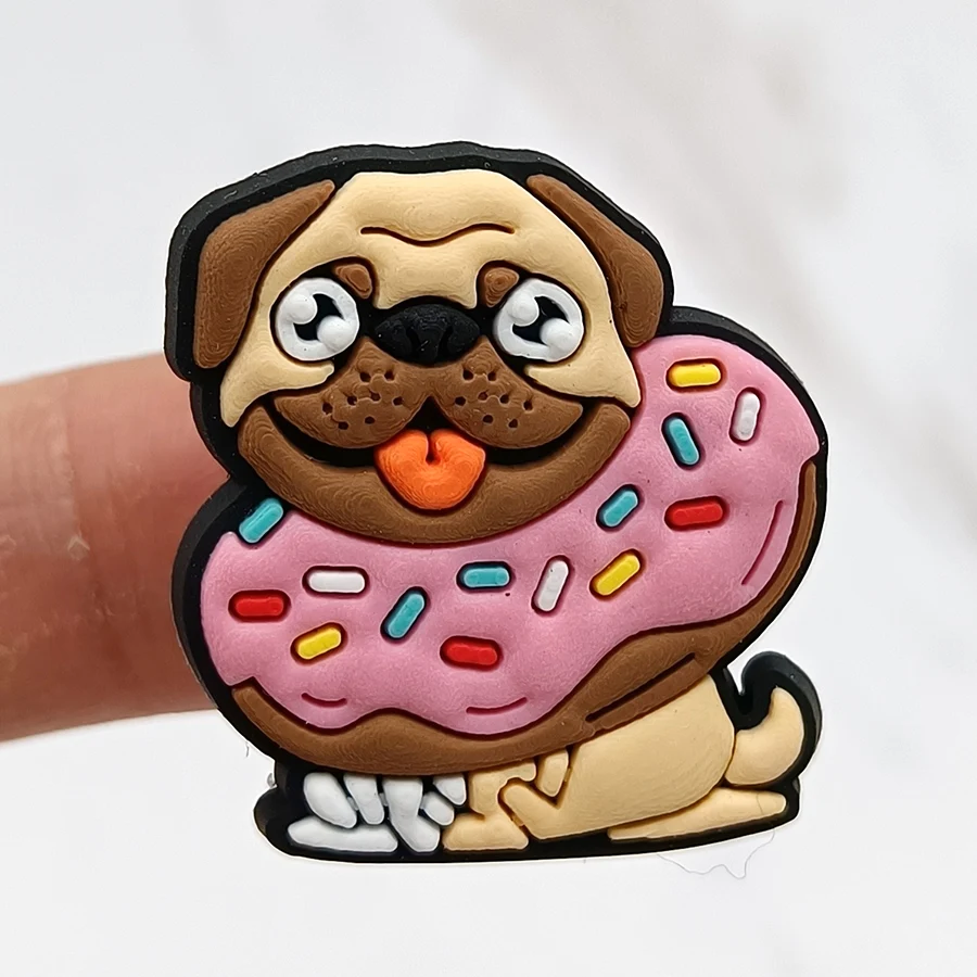 Novelty Design Pink Series PVC Shoe Charms Sandal Accessories Snail Skull Alien Diy Shoe Buckle Decoration Jibz For Croc Charms