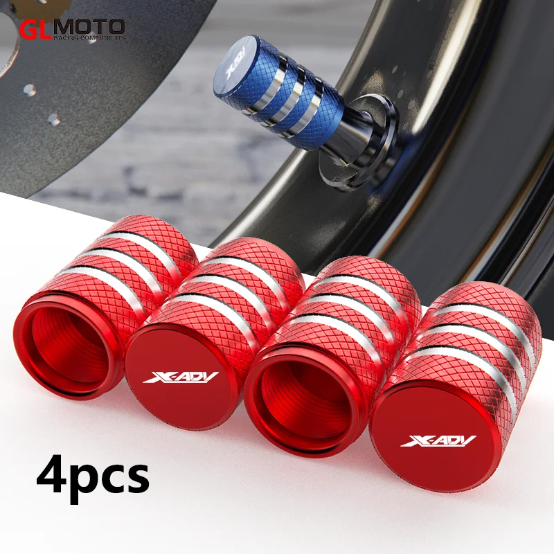

4PCS For HONDA XADV X-ADV 750 X ADV Newest Aluminum Motorcycle CNC Accessories Wheel Tire Valve Stem Caps Airtight Cover