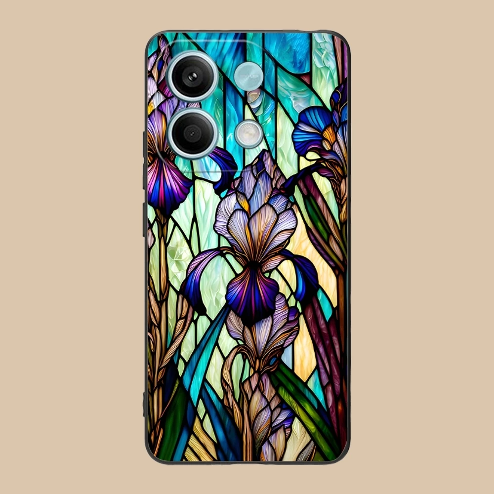 Чехол для мобильного телефона Iris Flower Pretty чехол Xiaomi Redmi Note 13 12 11 10 9 8 7 6 S A Pro Lite Plus