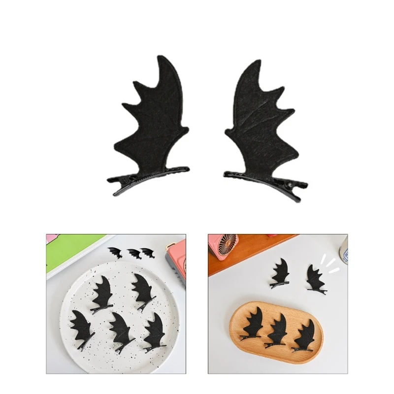 

Girls Cosplay Gothic Hair Clips for Teens Kids Punk Girls Devil Cosplay Costume