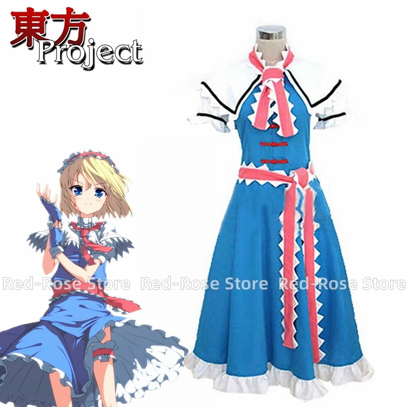 

Аниме Touhou Project Alice Margatroid Косплей Костюм Платье Индивидуальный размер любой размер
