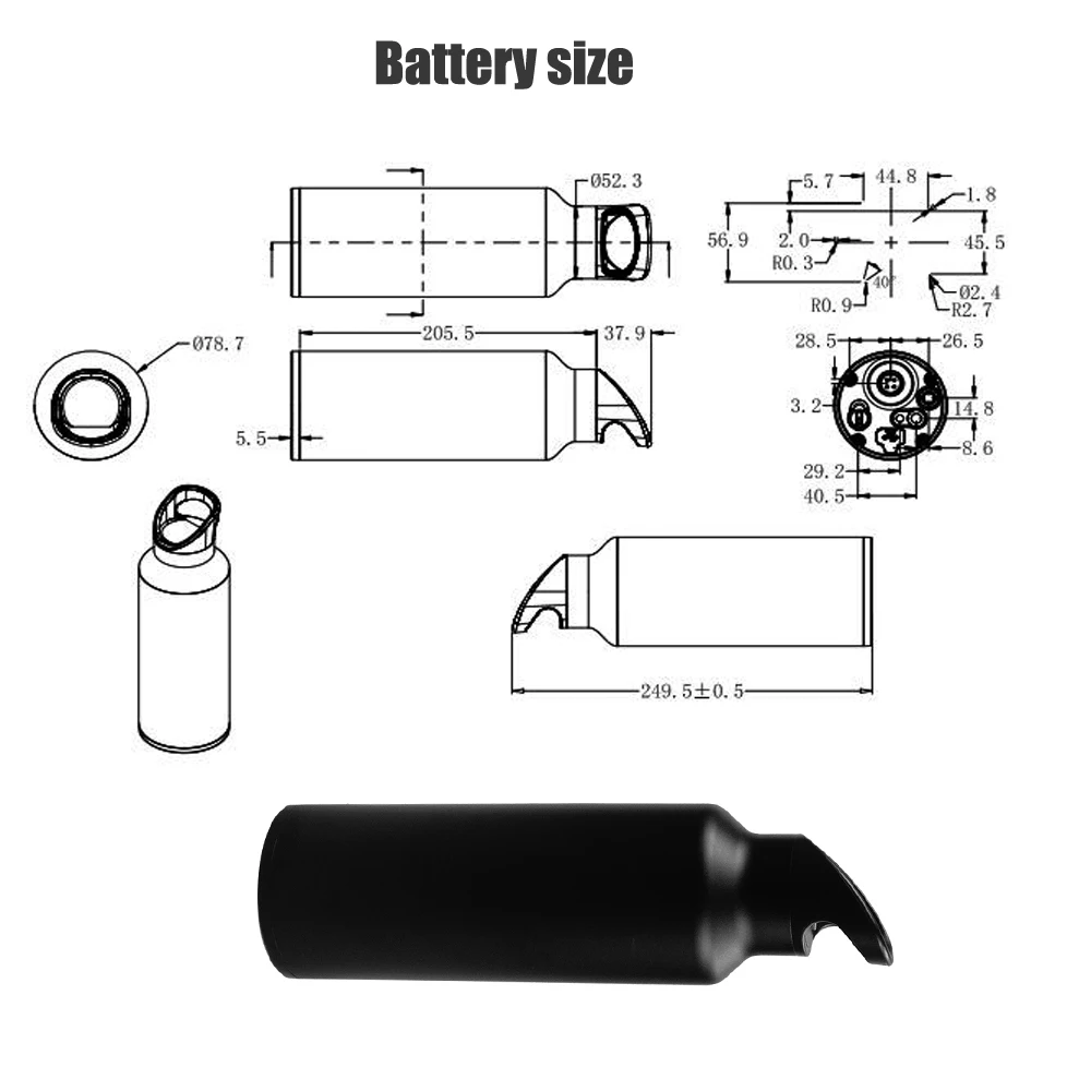 Аккумулятор для электровелосипеда 36 в 7 Ач батарейки Bafang 250 Вт