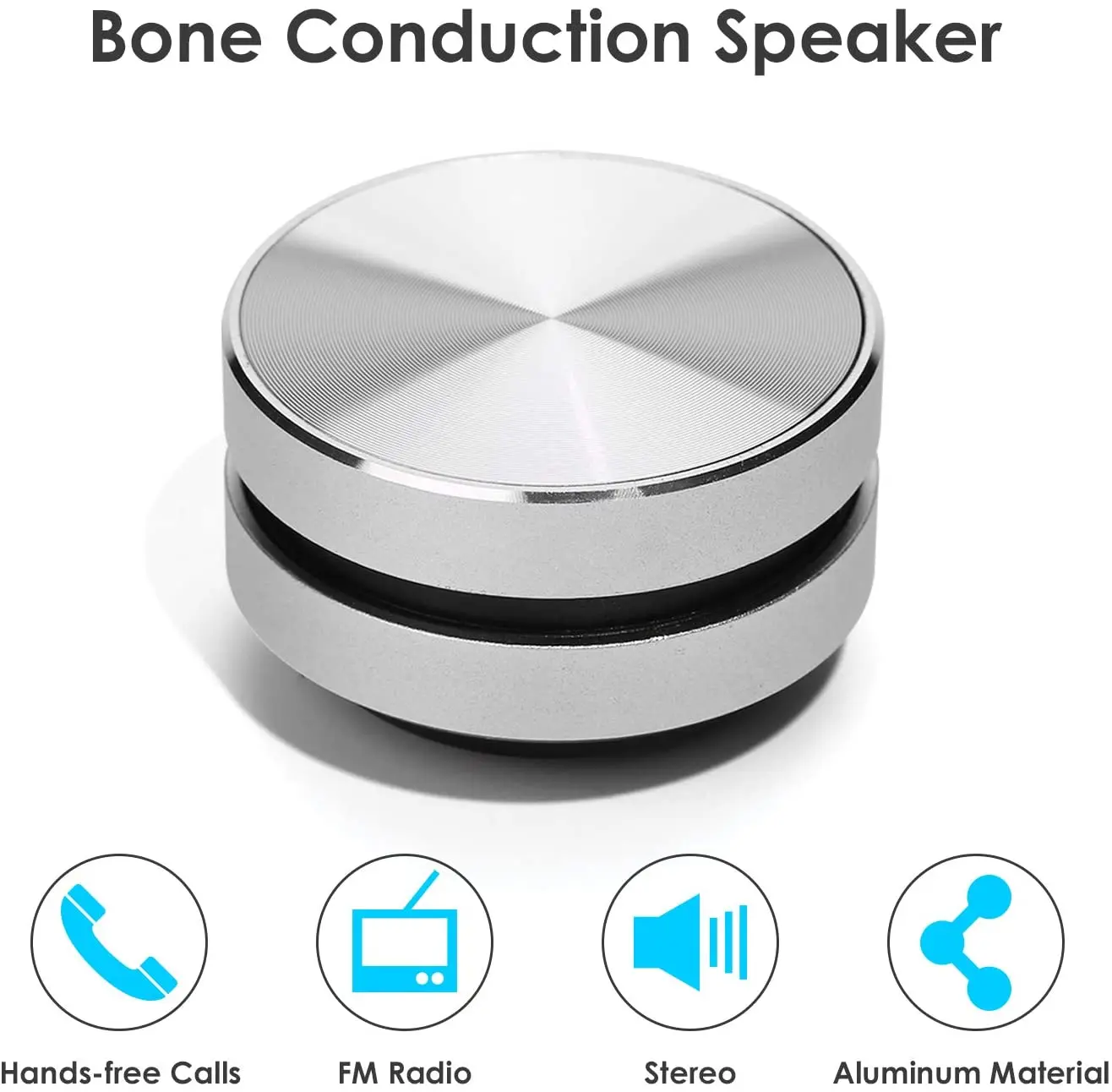 

Hot Bone Conduction Bluetooth Speaker Vibration Stereo Audio Digital TWS Wireless Mini Speakers Dropshipping Freeshipping
