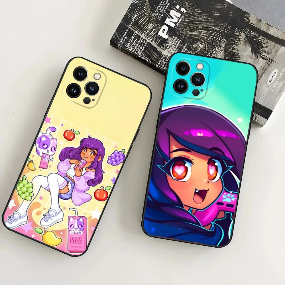 Чехол для телефона A-Aphmau M-MeeMeows iPhone 16 15 14 13 12 Mini 11 Pro XR X XS MAX 7 8 Plus силиконовый чехол