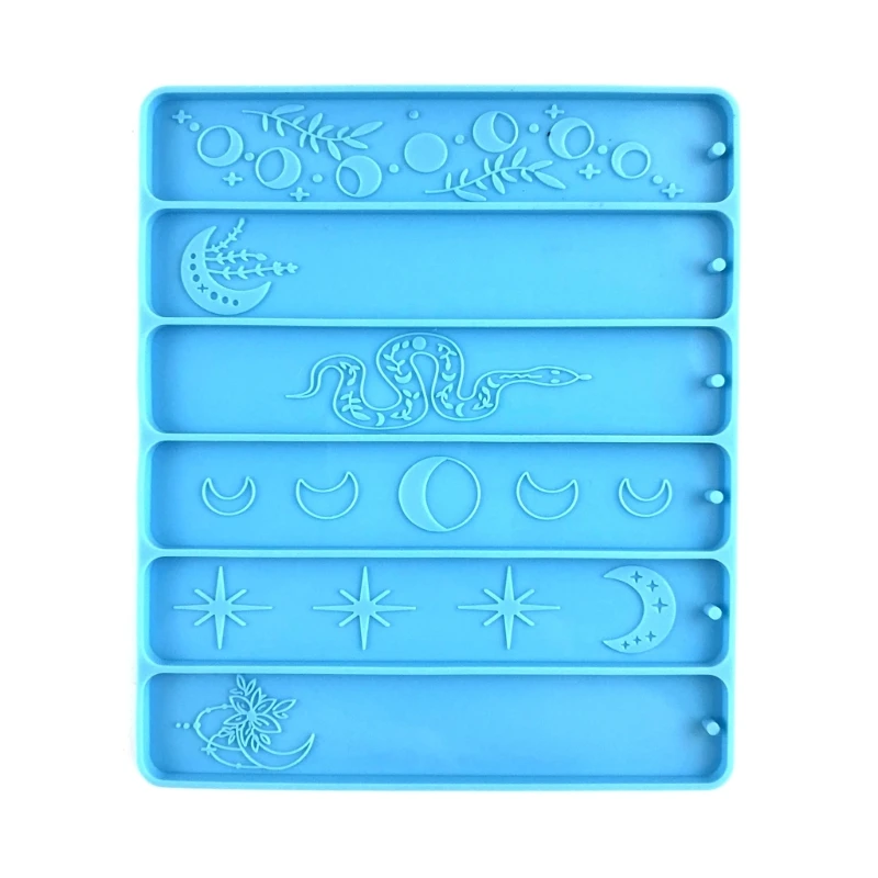 

DIY Resin Mold Moon Phase Silicone Mold Rectangle Epoxy Casting Mold for Jewelry Making DIY Drop Shipping