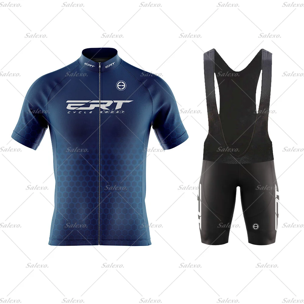 

Одежда для велоспорта ERT 2023, летний мужской комплект из Джерси с коротким рукавом для велоспорта, одежда для горного велосипеда, Униформа, ко...