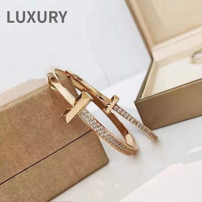 

Luxury 100% 925 Sterling Silver White Gold High Carbon Diamond Bracelet For Women Girls Birthday And Wedding Celebration