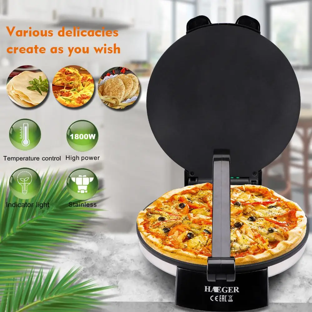 

220V Automatic Double-sided Baking Stainless Steel Rotimatic Maker Nonstick Tortilla Maker With Temperature Control Crepe Maker