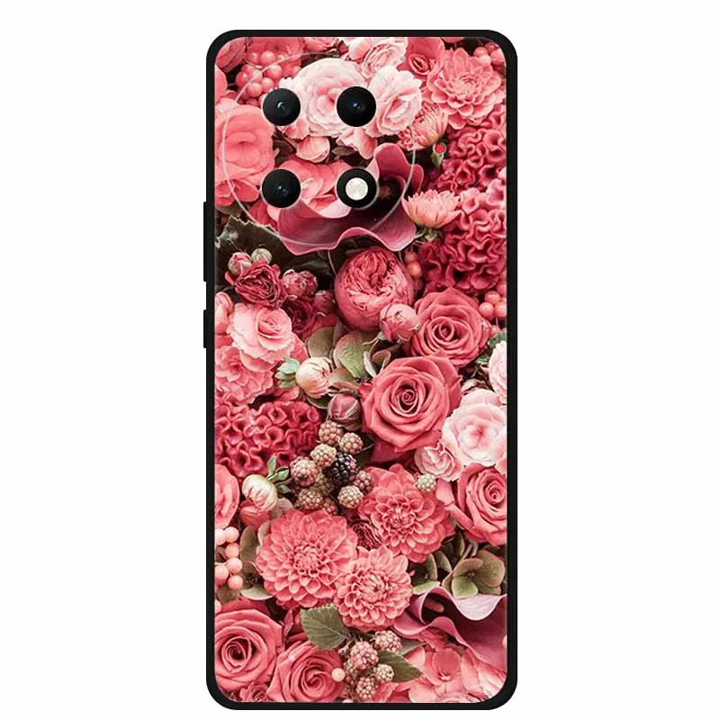 Чехол для телефона Tecno Camon 30S Pro черный силиконовый чехол с мягкой росписью Tiger Coque