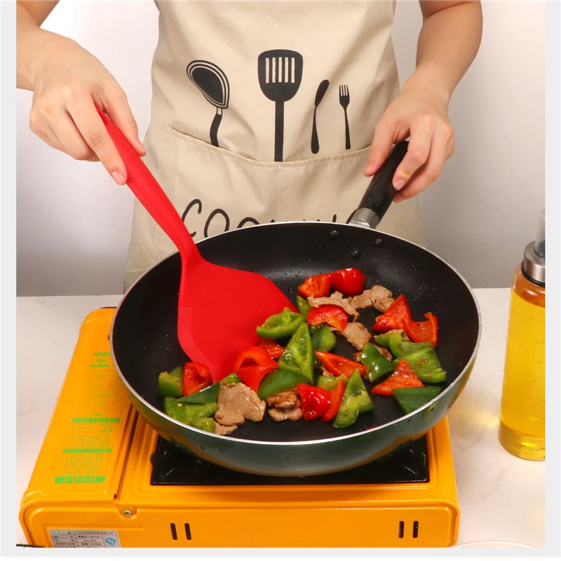 

Кухонный инструмент для торта, хлеба, лопатка для говяжьего мяса, инструменты для выпечки, аксессуары, силиконовый антипригарный шпатель дл...
