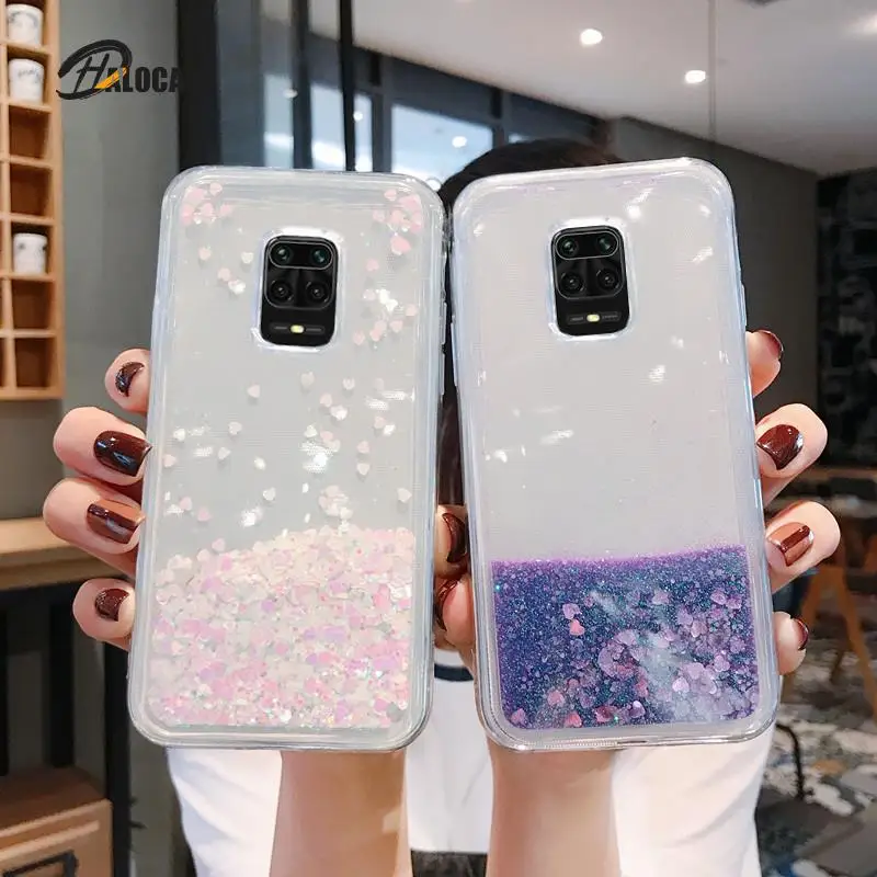 

Glitter Stars Quicksand Phone Case For Xiaomi Redmi Note 9 8 11 Pro 9S 11T Poco X3 NFC M4 Mi 10T Pro 11 Lite 5G NE Soft Cover