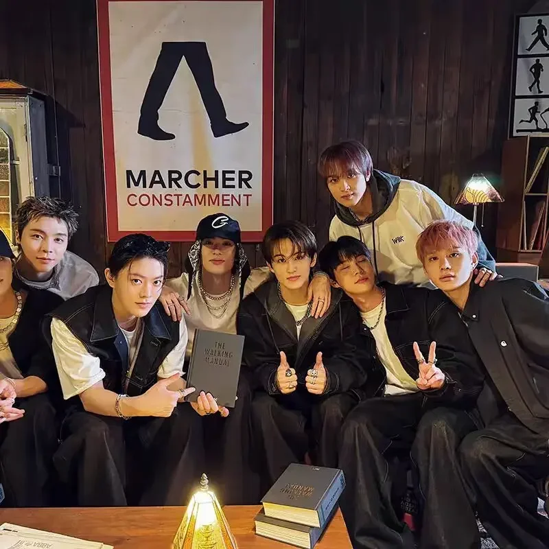 Футболка NCT127 с принтом WALK Same Kpop Y2K летняя женская футболка в стиле хип-хоп