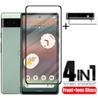 4-в-1 для Google Pixel 6A стекло для Google Pixel 6A закаленное стекло HD экран Protetor для Google Pixel 6 A 5 5A 6A стекло объектива