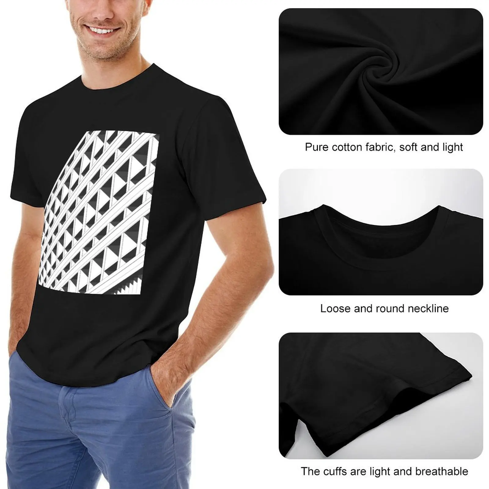 Unité d'Habitation Марсель Черно-белый Бриталистский принт Франция Принт Искусство