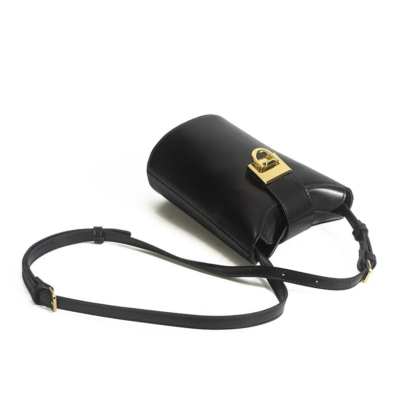 Новая маленькая и средняя дизайнерская сумка-ведро женская белая ручная сумка