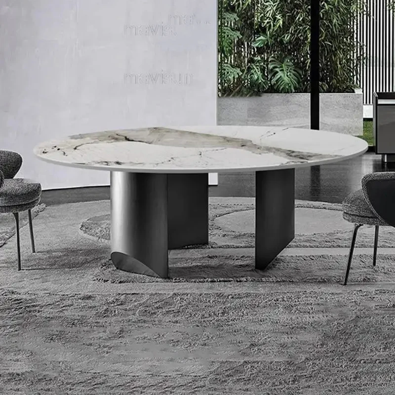 

Обеденные столы из нержавеющей стали, Современная длинная прямоугольная консоль, журнальные столики, Обеденная Мебель в скандинавском стиле