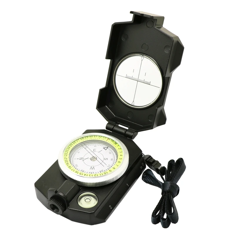 

Compass for Hiking,Lensatic Sighting Waterproof,Durable,Inclinometer for Camping, Survival Emergency Luminous Sighting