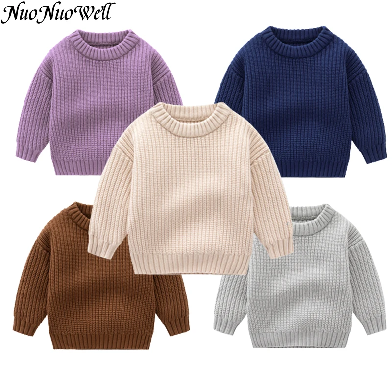 Baby Knit Sweater Baby Clothing Baby Boy Girl Knit Clothes Toddler Infant Newborn Knitwear Soft Long Sleeve Baby Pullover