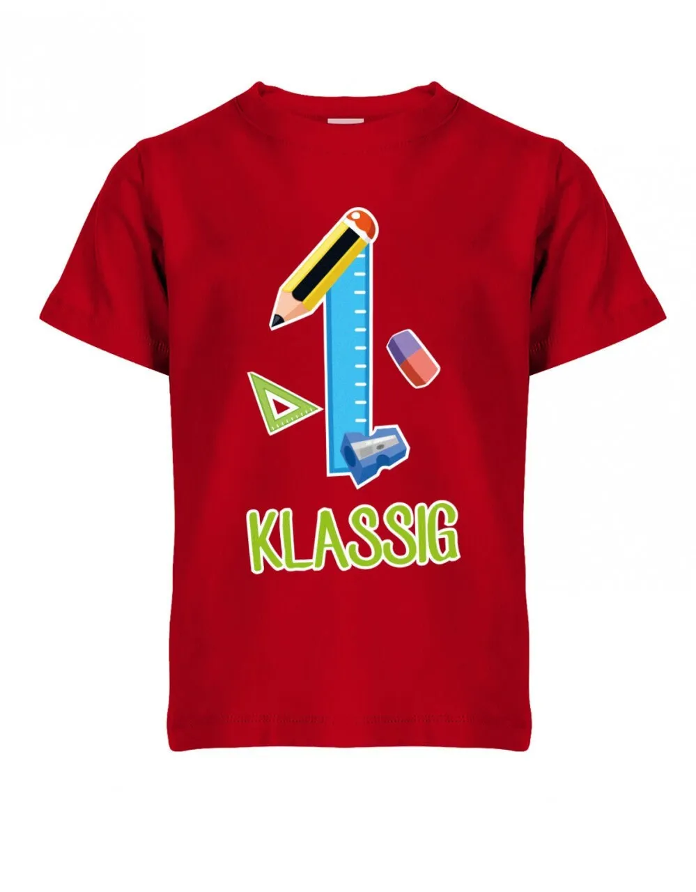 Оптовая продажа Klassig Geschenk Зур Einschulung 1 klассе Детская футболка