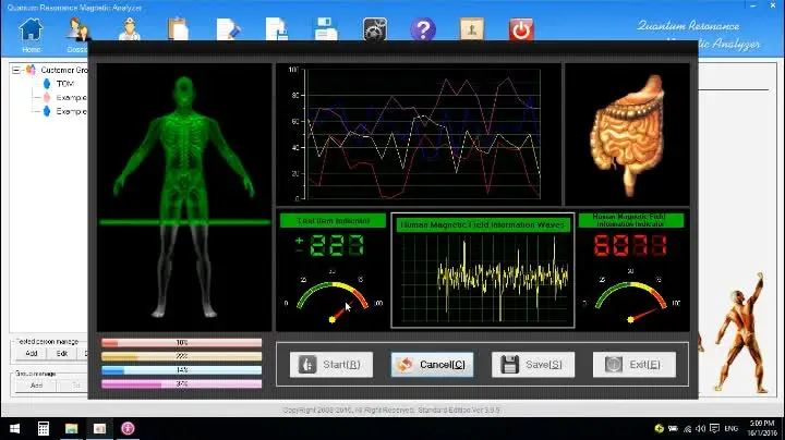 

Fifth Generation Quantum Resonance Magnetic Body Health Analyzer