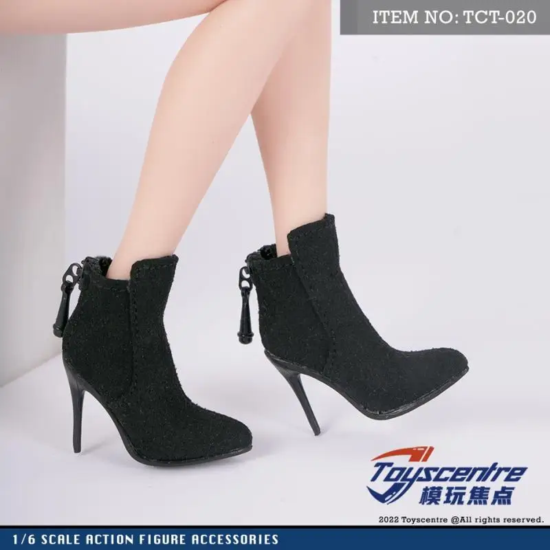 

Toyscentre TCT-020 1/6 Scale Female Hollow zipper Boots Shoes Model Fit 12'' Soldier Action Figure Body