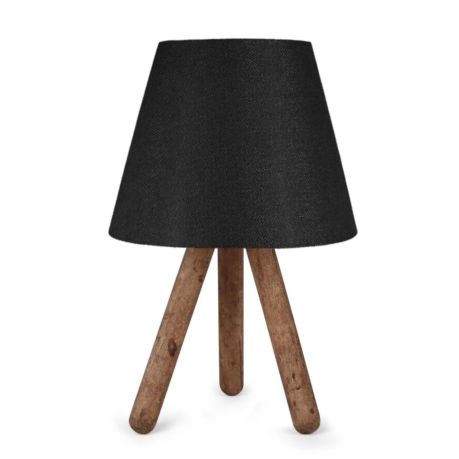 

Design three-6legged wood lampshade black fabric,Table lamp, Desk lamp, Bedside lamp, bedroom night lamp, Table lamp for bedroom