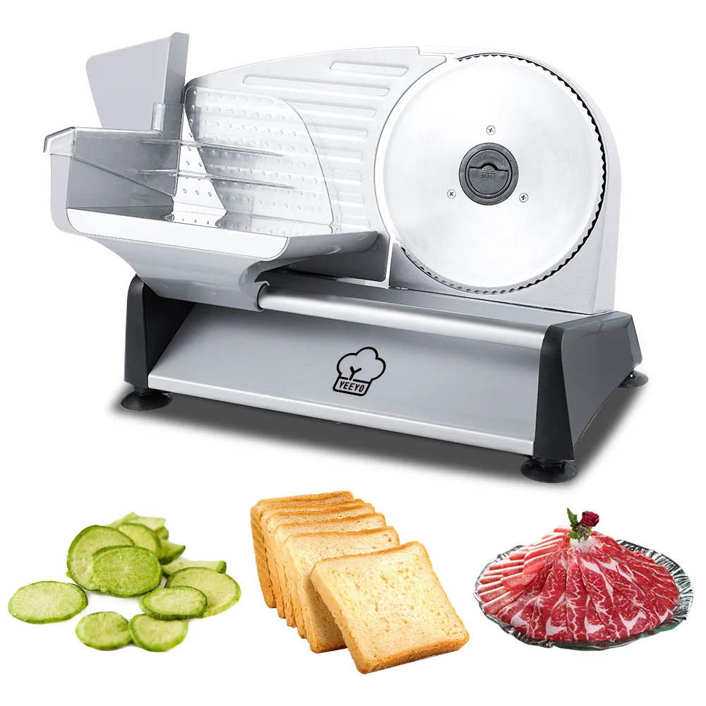 

Automatic Electric Meat Slicer Mutton Roll Grinder Food Mincer Knife Beef Lamb Cutting Machine Slicing Vegetable Bread Cutter