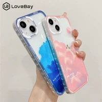 lovebay clear silicone for iphone 13 pro max case retro scenery clouds moon phone case for iphone 11 12 pro x xr xs max 7 8 plus
