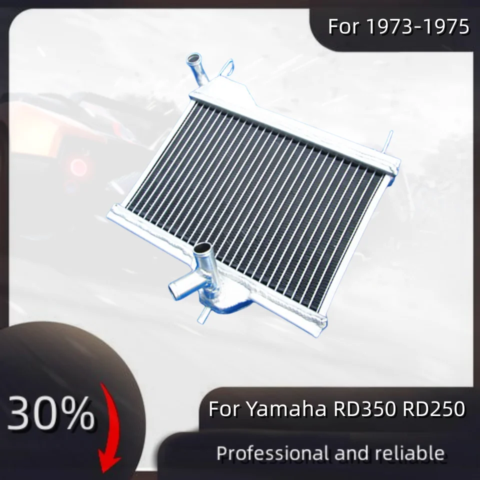 Фото Для Yamaha RD350 RD250 RD 250 350 1973-1975 алюминиевый радиатор, охладитель охлаждающей жидкости 1973 1974 1975 №1