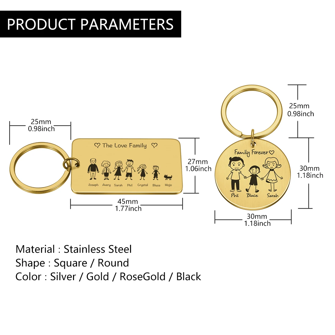 Рисунок 4 - Брелок для ключей с именем члена