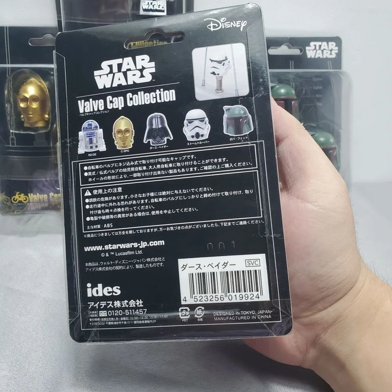 Коллекция колпачков-клапанов из Звездных войн Disney мандалор черный воин