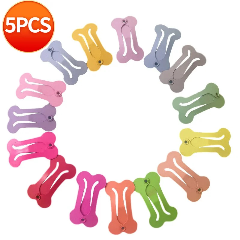 

Small Clips Hairpin Bone Hairpin Dog Accessories Colorful Grooming Hair Dog Shape Pug Cute Dogs Chihuahua For 5pcs/lot Pet