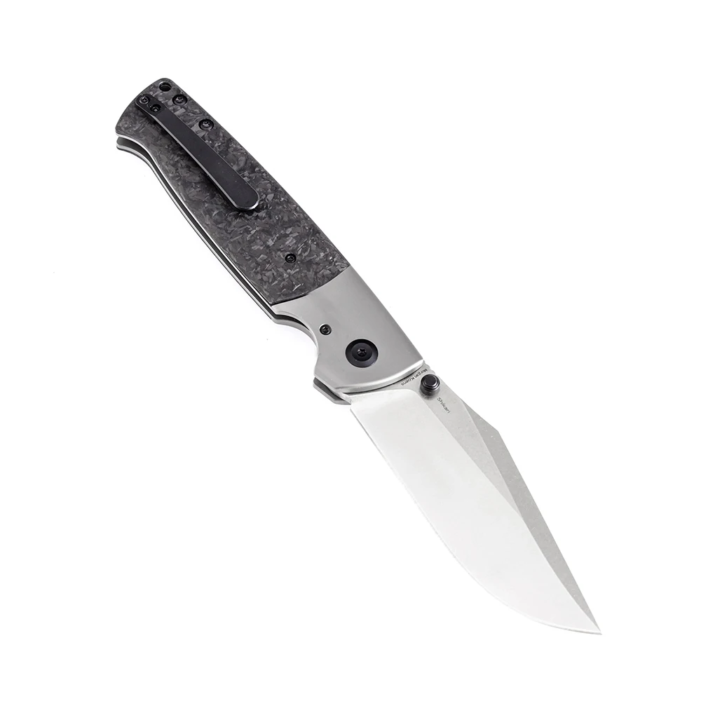 Ножи kanseven Shikari K1027A1 карманный нож 4 1 дюйма лезвие из титана и рукоятка Shred CF